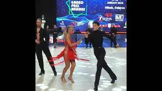 Ча-ча-ча.  ProAm Scholarship B, Latin. Юлия Шамягина и Святослав Чижик. Grand Prix Belarus 2026