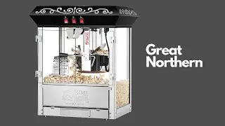 Great Northern 10 oz Perfect Popper Countertop Style Popcorn Machine Black