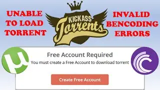 Unable to load torrent / Invalid bencoding errors - fixed