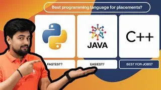Best Programming Language for Placements in 2025 ? | Python vs Java vs C++ 🔥
