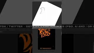 Designing a Rave Flyer with Custom Typography #poster