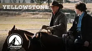 John Teaches Carter to Ride | Yellowstone | Paramount Network