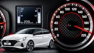 Hyundai i20 1.4 Mpi Acceleration 0-210 | Top Speed Autobahn