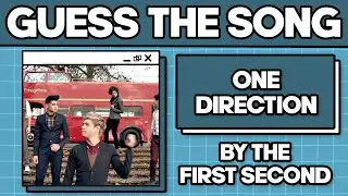 GUESS THE ONE DIRECTION SONG BY THE FIRST SECOND ⏱️ 🤯 | Music Quiz