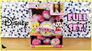 Disney Ooshies XL Series 1 Capsule Toy Opening! Full Set Limited Edition Found! | Birdew Reviews