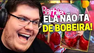 CASIMIRO REAGE: CLEIDE FAZ RECEITAS COM JAMBO (DA BARBIE?)  | Cortes do Casimito