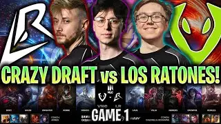 THE CRAZIEST DRAFT vs LOS RATONES! - LOS RATONES vs VNC GAME 1 NLC 2025 AROZZI SPRING PLAYOFFS