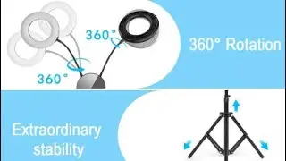 Lavkow Dual Ring Light 💡 GREAT For YouTube Videos Selfi Vlog FULL REVIEW