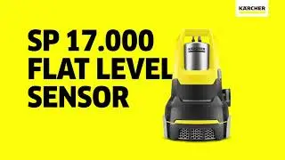 K&Auml;RCHER FLACHSAUGENDE TAUCHPUMPE SP 17.000 FLAT LEVEL SENSOR.