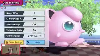 Explaining How I train specific match-up with Jigglypuff (Training mode)