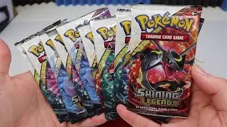 Opening 10 Shining Legends Booster Packs!