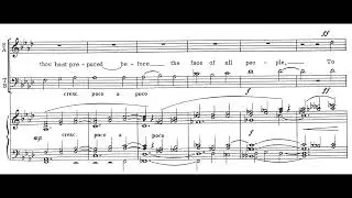 Grayston Ives - Nunc dimittis (Edington Service) (score video)