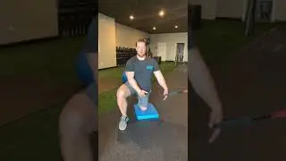 Half Kneeling Anti-rotation with Band Exercise