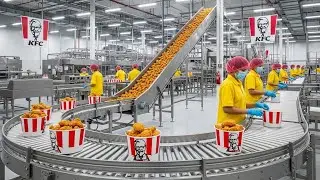 How KFC&rsquo;s Chicken is Made in Modern Factory (Full Process) Inside the KFC Factory