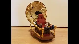 MOC LEGO&reg; The Time Machine with instruction