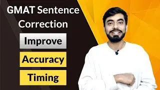 Ace Sentence Correction GMAT | Study Plan & Question Solving Strategy