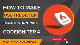 User Registration in Codeigniter 4