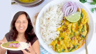 Dal Palak / Spinach Dal - Instant Pot & Stovetop