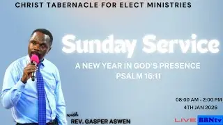 YOU ARE A TEMPLE OF THE LORD || SUNDAY MAIN SERVICE WITH REV. GASPER ASWEN || 04/01/2026