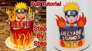 Naruto Theme Birthday Cake | Naruto Face Cake Design
