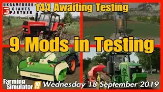 Mods in Testing list fs19 Giants mods in testing mod hub update #fs19modsreview