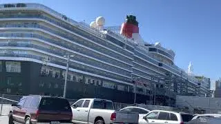 QUEEN ELIZABETH. Stern view.  Wednesday morning. June 1, 2022. San Francisco,CA.