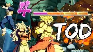 Android 21 ToD W/ Vegeta Blue A Assist And Broly A Assist DBFZ