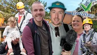 Our last day at Elveden Forest: Aerial Adventure, Swimming & Hucks! | Center Parcs UK vlog