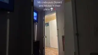 Mr. crabs put Donald and Mickey in their place #tal_on ￼