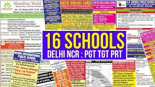 46 Private Schools Teachers Recruitment 2025-26 |DELHI NCR |GD GOENKA/NCS/NEHRU/APEEJAY Others