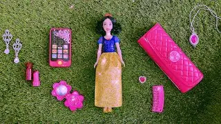 Disney Doll Collection | Frozen Elsa and Anna, Belle, Ariel | Unboxing Disney Mattel playset