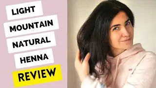 Trying out Light Mountain Natural Bright Red Henna REVIEW | At Home DIY Natural Herbal Hair Dye