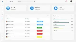 Creating a Responsive Dashboard with HTML, CSS, and JS