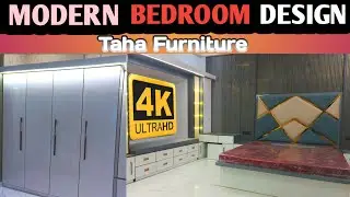 Modern Bedroom Design | Stylish & Comfortable Interior | Taha furniture | #woodworking