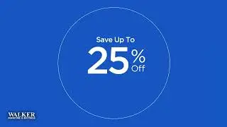 Walker Furniture's 25% Entire Purchase Sale Extended! (15-V2)