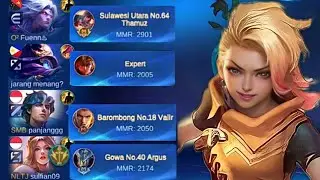 Ketika Ixia Ku Ketemu Player so MMR🤣! Auto Terdiam Lihat Ixia 17 Kills Tanpa Mati! | Ixia Mlbb