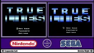 True Lies - Super Nintendo VS Mega Drive_ Graphics comparison (side by side)