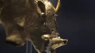 South Africa's golden rhino of Mapungubwe travels to London.