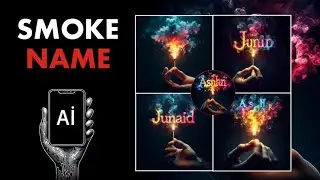 Instagram Trending Smoke Name Ai Photo Editing | Smoke Name Ai Image Prompt Bing Image Creator