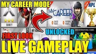 LIVE WCC3 CAREER MODE GAMEPLAY | FIRST LOOK AND FULLY UNLOCKED