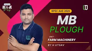 RPSC AAE 25 | MB PLOUGH | FARM MACHINERY | CLASSROOM PROGRAM #wiseprep