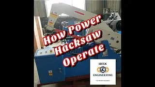 Power hacksaw, how does it work | learn how to use and operate power hacksaw