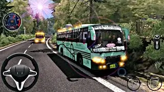 Uphill Offroad Bus Driver Simulator - Cargo Bus Hill Driving Transport Passenger - Android GamePlay