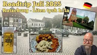 Husbilen vilar i 4 dagar på campingen i Mölln. Vi tar bussen till grannbyn Ratzeburg. Lugnt o skönt.