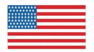 How to Draw an USA flag / Как нарисовать флаг США