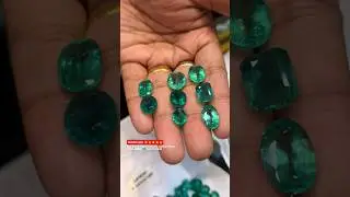 Zambian Panna Top Quality ⭐ Deep Green Transparent Fresh || PAUL GEMS 💎 KOLKATA WEST BENGAL Emerald