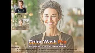 Color Wash Pro Modern Artistic Photoshop Action