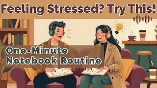 Feeling Stressed? Try This One Minute Notebook Routine｜English Podcast for Beginners