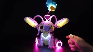 Touch Version Effect Display with Brixspark Light Kit For Pink Stitch#43257