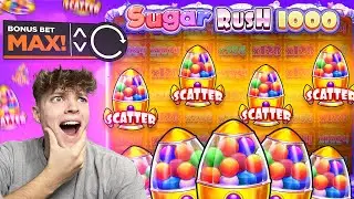I FINALLY GOT LUCKY ON SUGAR RUSH 1000... (Big Win!?)